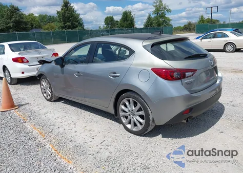 2015 Mazda Mazda3 S Touring из США, поврежденный, VIN JM1BM1L37F1276056